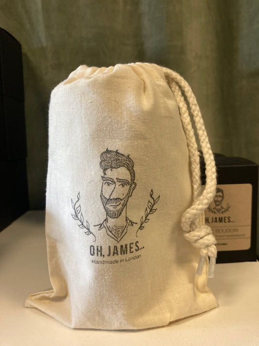 Logo Gift Bags-Recycled Cotton - OH, JAMES...
