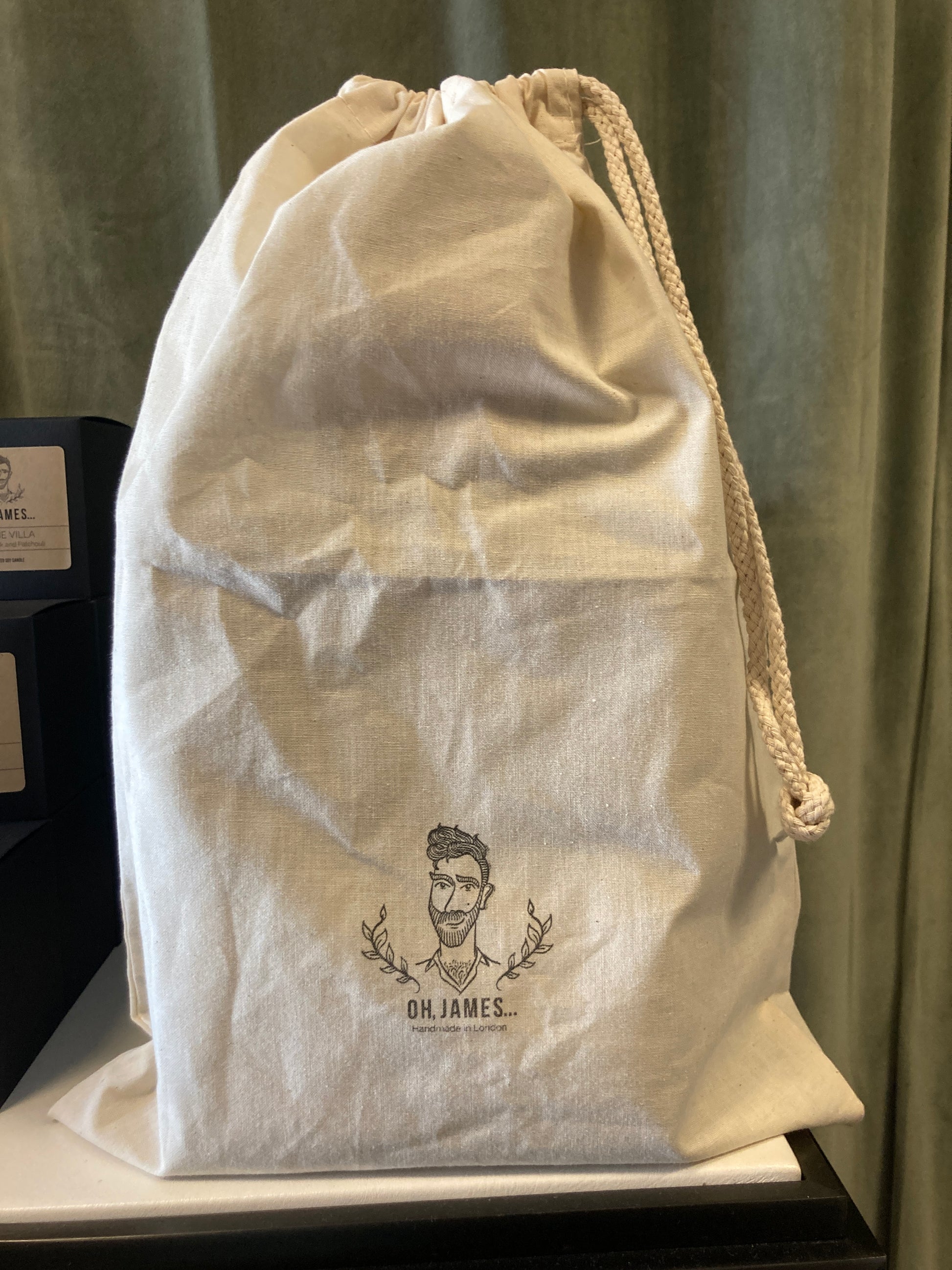 Logo Gift Bags-Recycled Cotton - OH, JAMES...