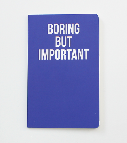 Boring But Important Notebook - OH, JAMES...